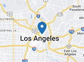 Los Angeles office map