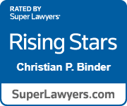 Christian P. Binder, Esq. Super Lawyers badge